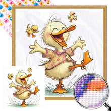 Load image into Gallery viewer, AB Diamond Painting - Full Round - Cute Ducklings (40*40CM)