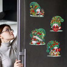 Load image into Gallery viewer, 6Pcs Acrylic Butterfly Diamond Art Magnets Decals Diamond Painting Fridge Magnet