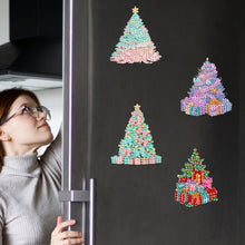 Load image into Gallery viewer, 6Pcs Acrylic Butterfly Diamond Art Magnets Decals Diamond Painting Fridge Magnet