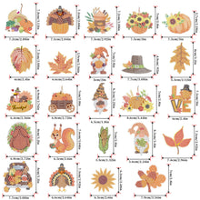 Load image into Gallery viewer, 24Pcs Autumn Harvest Diamond Painting Refrigerator Magnet for Fridge Whiteboards
