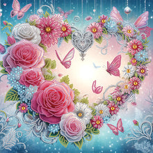 Load image into Gallery viewer, Diamond Painting - Partial Special Shaped - Beautiful love (40*40CM)