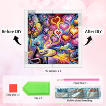 Load image into Gallery viewer, Diamond Painting - Partial Special Shaped - Beautiful love (40*40CM)