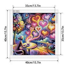 Load image into Gallery viewer, Diamond Painting - Partial Special Shaped - Beautiful love (40*40CM)