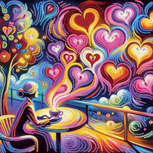 Load image into Gallery viewer, Diamond Painting - Partial Special Shaped - Beautiful love (40*40CM)