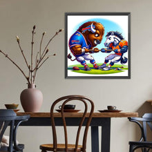 Load image into Gallery viewer, Diamond Painting - Full Round - Buffalo Bills vs. Denver Broncos (40*40CM)