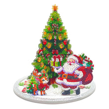 Load image into Gallery viewer, Acrylic Special Shape Xmas Tree & Santa Claus & Elk Diamond Painting Decoration