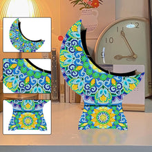 Load image into Gallery viewer, Mandala Diamond Painting Storage Box Moon Shaped Organizer Box for Art Crafts