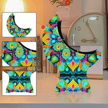 Load image into Gallery viewer, Mandala Diamond Painting Storage Box Moon Shaped Organizer Box for Art Crafts