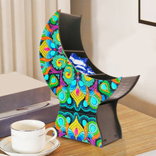 Load image into Gallery viewer, Mandala Diamond Painting Storage Box Moon Shaped Organizer Box for Art Crafts