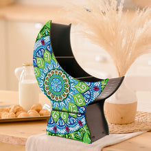 Load image into Gallery viewer, Mandala Diamond Painting Storage Box Moon Shaped Organizer Box for Art Crafts