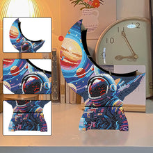 Load image into Gallery viewer, Astronaut Diamond Painting Storage Box Moon Shaped Organizer Box for Art Crafts
