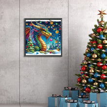 Load image into Gallery viewer, Diamond Painting - Partial Special Shaped - Neon dragon (30*30CM)