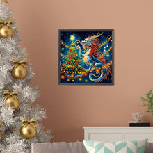 Load image into Gallery viewer, Diamond Painting - Partial Special Shaped - Neon dragon (30*30CM)