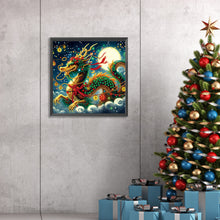 Load image into Gallery viewer, Diamond Painting - Partial Special Shaped - Neon dragon (30*30CM)