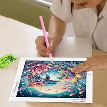 Load image into Gallery viewer, Diamond Painting - Partial Special Shaped - dolphin (30*30CM)