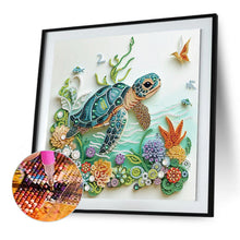 Load image into Gallery viewer, Diamond Painting - Partial Special Shaped - sea ??turtle (30*30CM)
