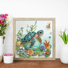Load image into Gallery viewer, Diamond Painting - Partial Special Shaped - sea ??turtle (30*30CM)