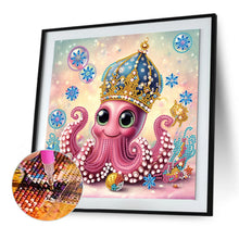 Load image into Gallery viewer, Diamond Painting - Partial Special Shaped - Octopus (30*30CM)