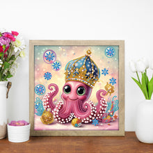 Load image into Gallery viewer, Diamond Painting - Partial Special Shaped - Octopus (30*30CM)