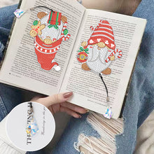 Load image into Gallery viewer, 2Pcs Special Shape Christmas Tree Diamond Painting Bookmark for Reading Day Gift