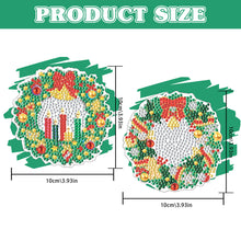 Load image into Gallery viewer, 2Pcs Special Shape Christmas Tree Diamond Painting Bookmark for Reading Day Gift