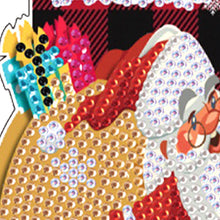 Load image into Gallery viewer, Christmas Snowman Diamond Painting Door Handle Hanging Sign Door Wooden Pendant