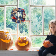 Load image into Gallery viewer, 4pcs Halloween Acrylic 5D DIY Diamond Painting Wreath Pendant for Window Decor