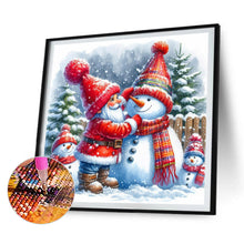 Load image into Gallery viewer, 4pcs Round Diamond Painting Set - winter goblin (40*40CM)