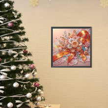 Load image into Gallery viewer, Diamond Painting - Partial Special Shaped - Orange flower ribbon (40*40CM)