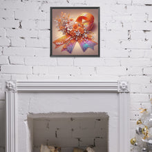 Load image into Gallery viewer, Diamond Painting - Partial Special Shaped - Orange flower ribbon (40*40CM)