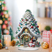 Load image into Gallery viewer, Acrylic Winter Christmas House Diamond Painting Desktop Decorations for Beginner