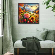 Load image into Gallery viewer, Diamond Painting - Full Square - Autumn flowers and animals (40*40CM)