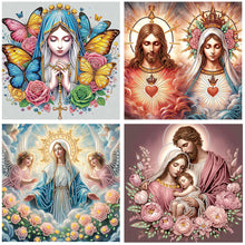 Load image into Gallery viewer, Diamond Painting - Partial Special Shaped - mother jesus (40*40CM)