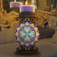 Load image into Gallery viewer, Christmas Tree Diamond Painting Candle Holder Ornaments Gifts for Family Friends