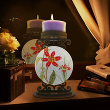 Load image into Gallery viewer, Christmas Tree Diamond Painting Candle Holder Ornaments Gifts for Family Friends