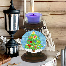 Load image into Gallery viewer, Christmas Tree Diamond Painting Candle Holder Ornaments Gifts for Family Friends