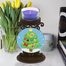 Load image into Gallery viewer, Christmas Tree Diamond Painting Candle Holder Ornaments Gifts for Family Friends