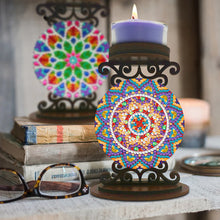 Load image into Gallery viewer, Christmas Tree Diamond Painting Candle Holder Ornaments Gifts for Family Friends