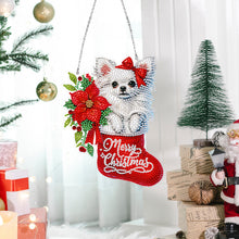 Load image into Gallery viewer, Acrylic Special Shaped Christmas Stocking Chihuahua Hanging Diamond Kits Decor