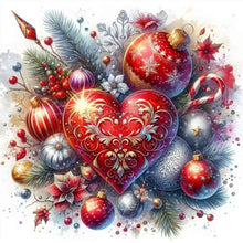 Load image into Gallery viewer, AB Diamond Painting - Full Round - Christmas love ball (30*30CM)
