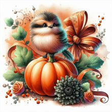 Load image into Gallery viewer, AB Diamond Painting - Full Round - Pumpkin bird (30*30CM)