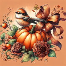 Load image into Gallery viewer, AB Diamond Painting - Full Round - Pumpkin bird (30*30CM)
