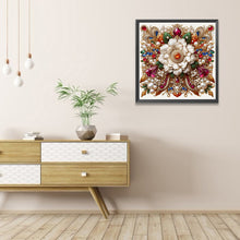 Load image into Gallery viewer, AB Diamond Painting - Full Round - white pearl flower (40*40CM)