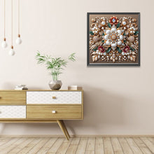Load image into Gallery viewer, AB Diamond Painting - Full Round - white pearl flower (40*40CM)