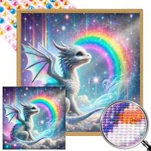 Load image into Gallery viewer, AB Diamond Painting - Full Round - rainbow dragon (40*40CM)