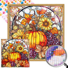 Load image into Gallery viewer, AB Diamond Painting - Full Round - autumn pumpkin (40*40CM)