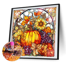 Load image into Gallery viewer, AB Diamond Painting - Full Round - autumn pumpkin (40*40CM)