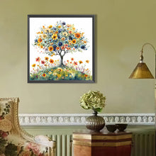 Load image into Gallery viewer, AB Diamond Painting - Full Round - flower tree (40*40CM)
