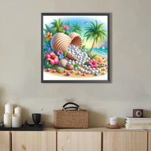 Load image into Gallery viewer, AB Diamond Painting - Full Round - love shell pearls (40*40CM)