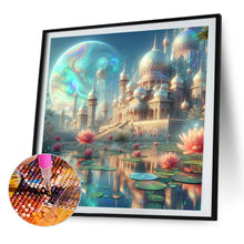 Load image into Gallery viewer, AB Diamond Painting - Full Round - Planet Lotus Castle (40*40CM)